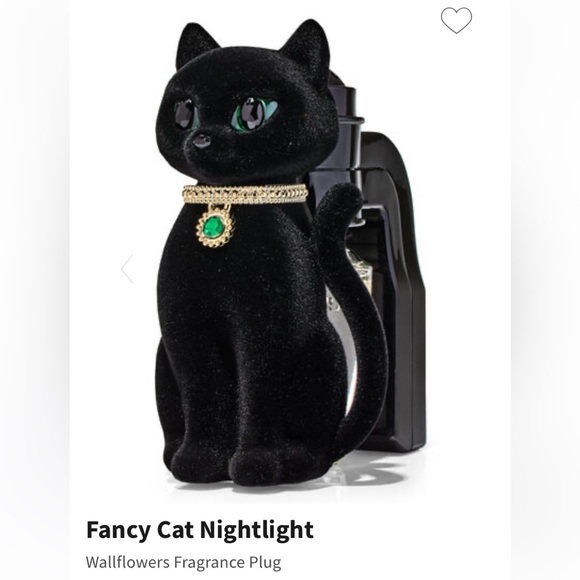🐈‍⬛ Fancy Black Cat🐈‍⬛ Nightlight Wallflowers Fragrance Plug by BBW NEW & SEALED - Picture 2 of 10